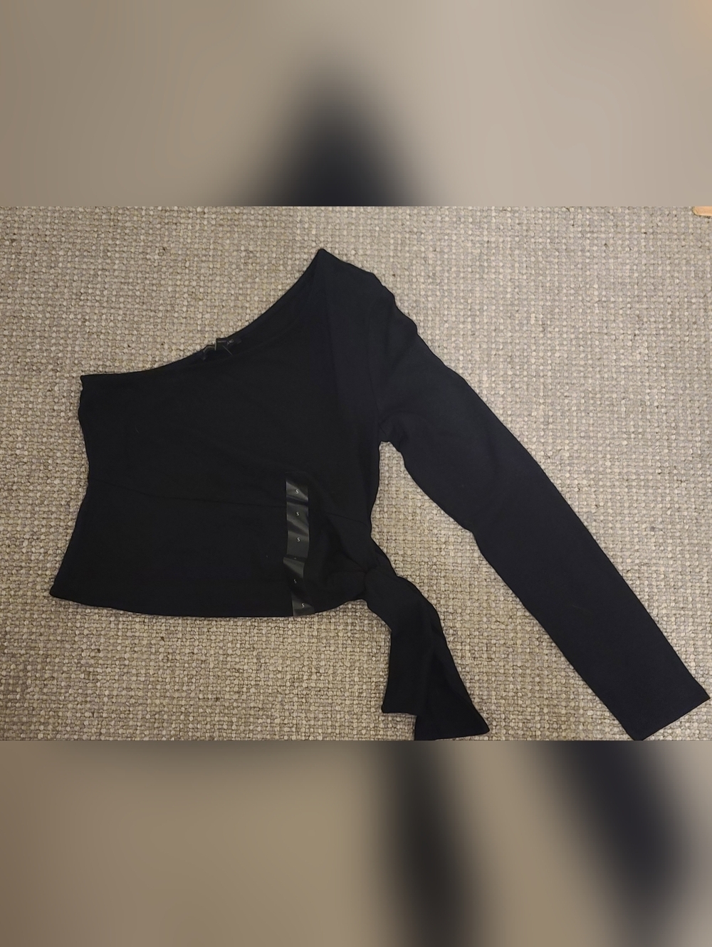 New Banana Republic One Sleeve Side Tie Top Small